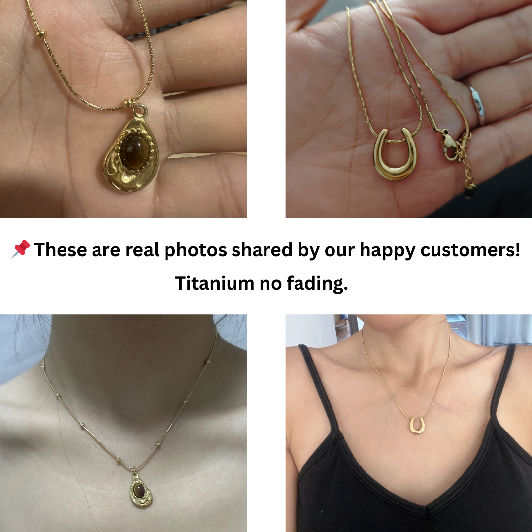Pure Titanium Necklace – Lightweight, Durable & Modern Unisex Jewelry