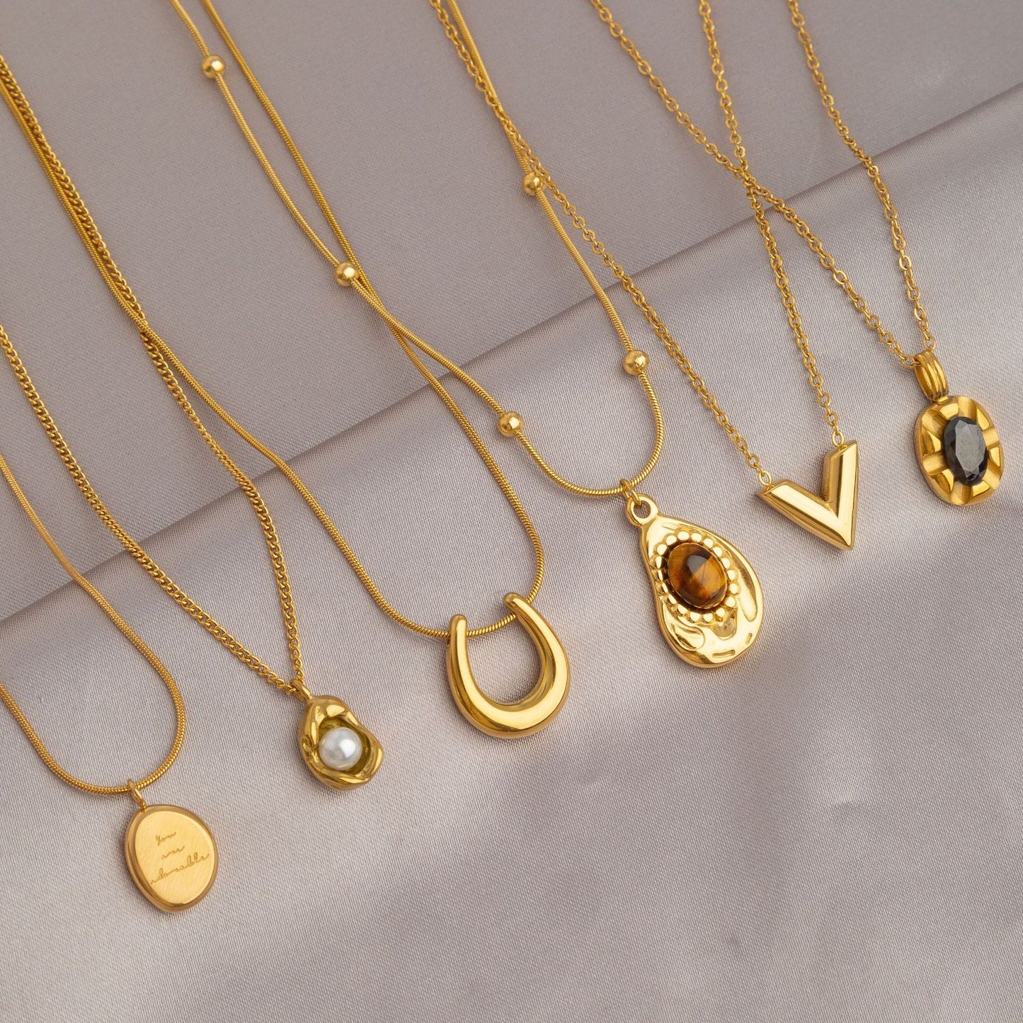 Pure Titanium Necklace – Lightweight, Durable & Modern Unisex Jewelry
