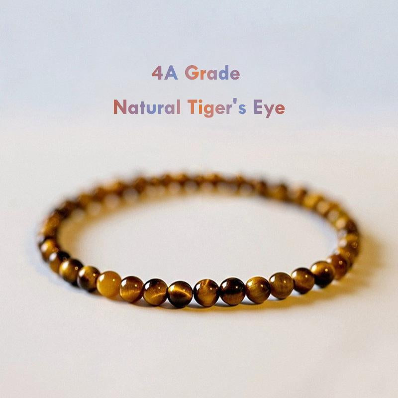 Natural 4A Tiger’s Eye Bracelet for Protection and Confidence