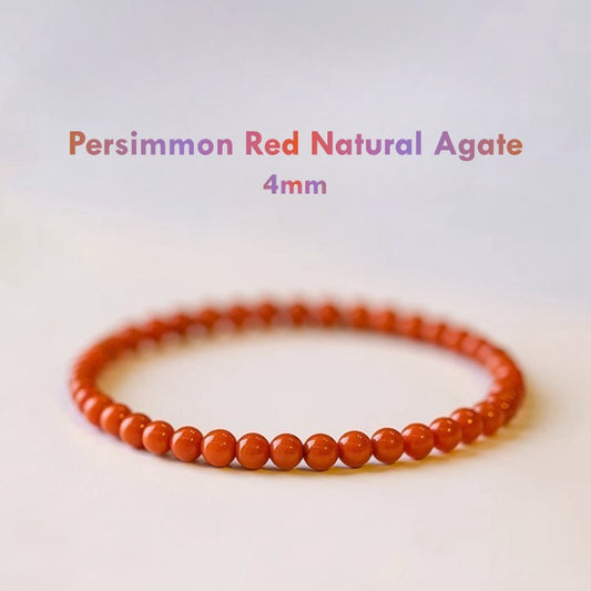 Natural Red Agate Healing Bracelet – Energy & Protection Crystal Jewelry