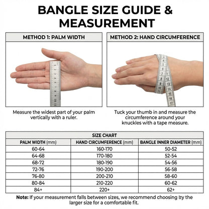 cinnabar bangle size guide