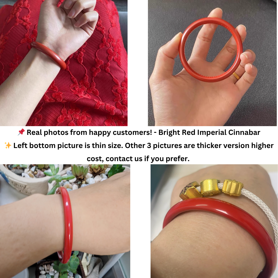 Premium red bangle for women good luck jewelry