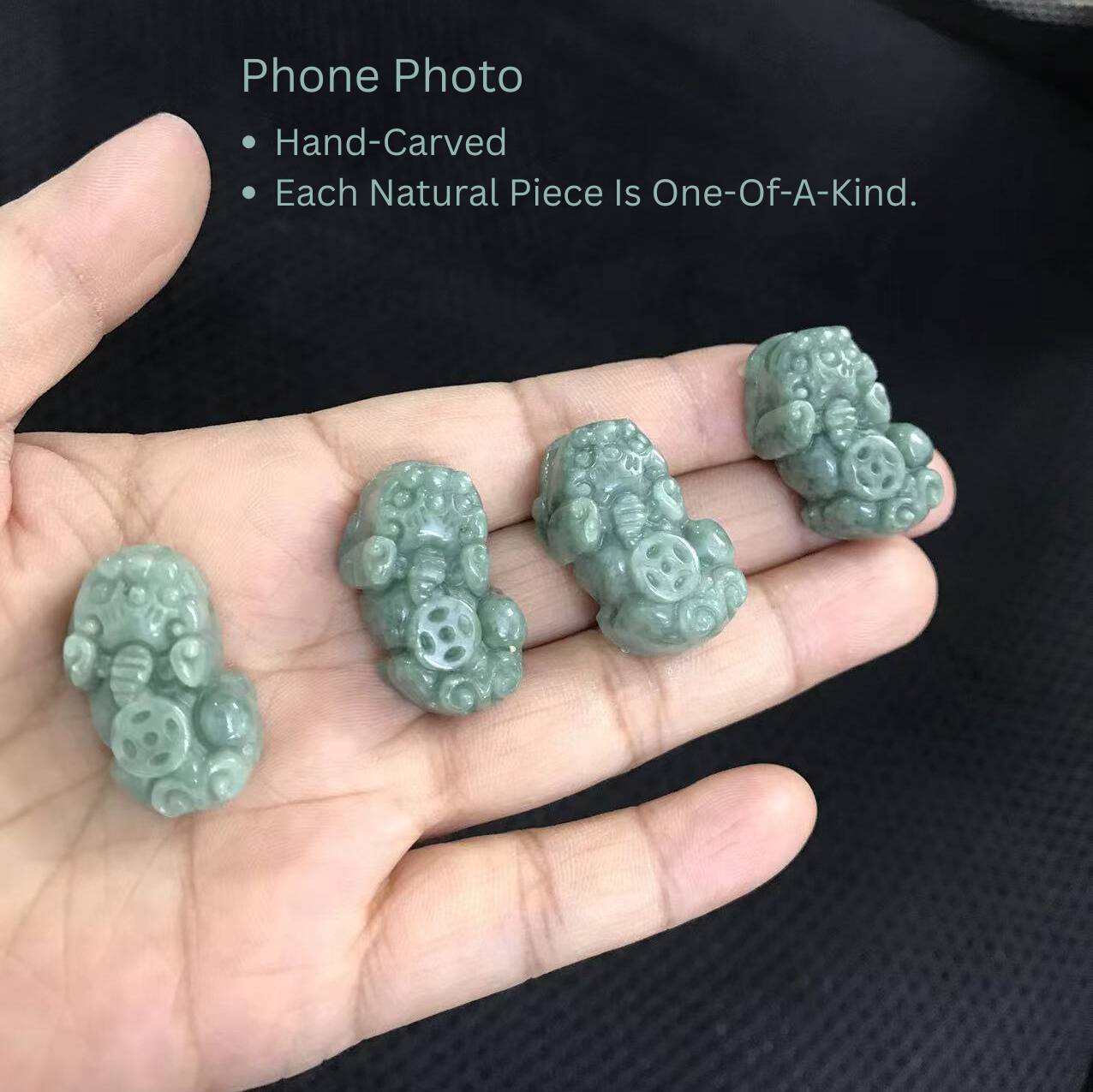 Grade A Jadeite Pixiu Necklace Natural Green